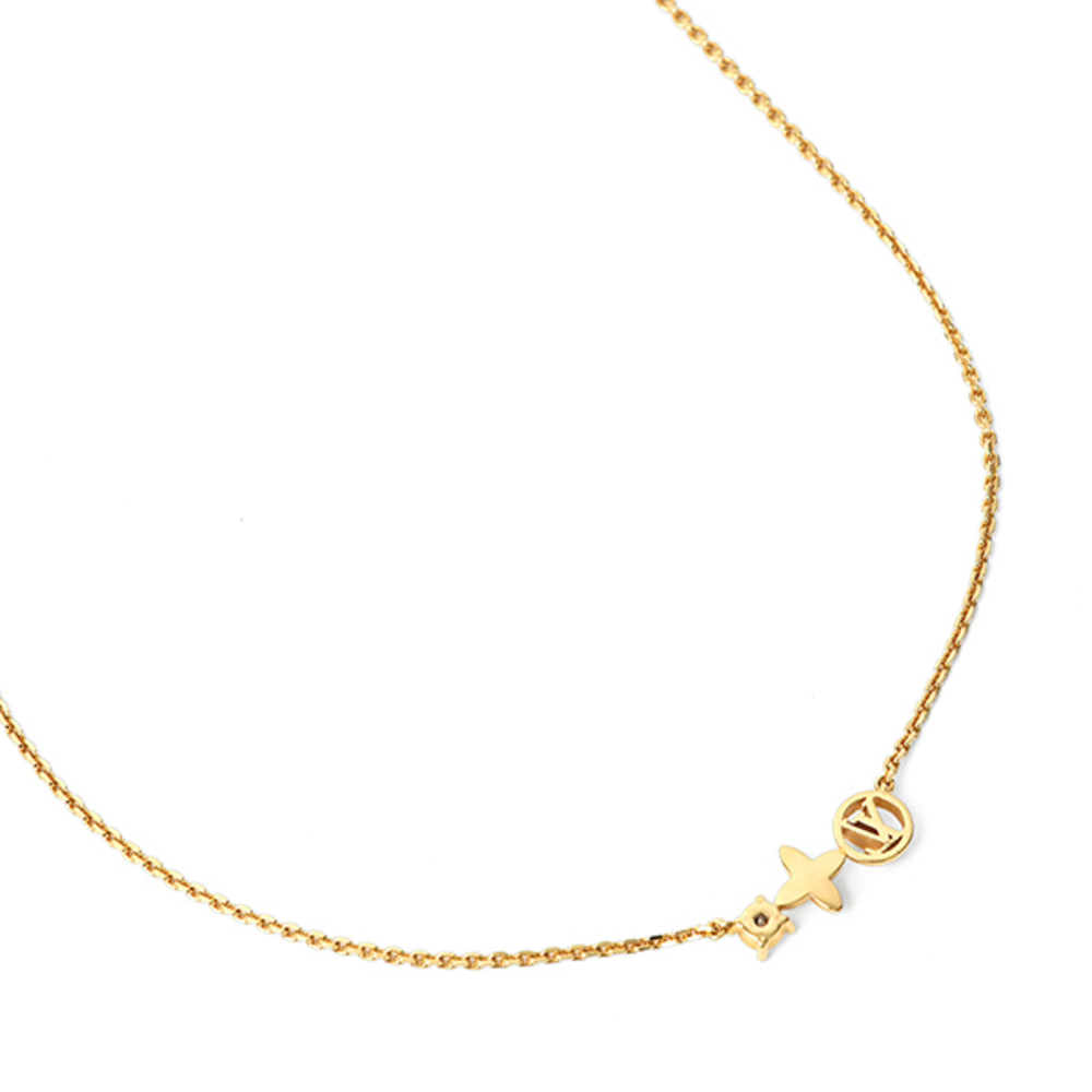 Louis Vuitton Louis Gold Petit Collier Louis Petit
